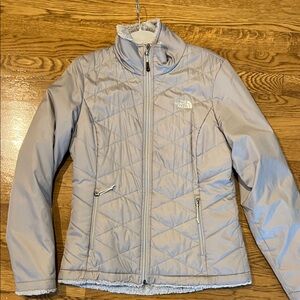 The North Face Women's Gray Quilted Ski Jacket